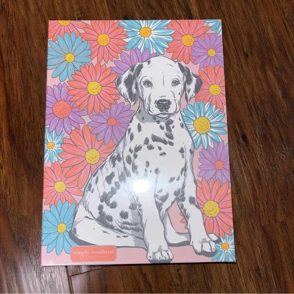 Simply Southern Dalmatian Puzzle with Floral Colors